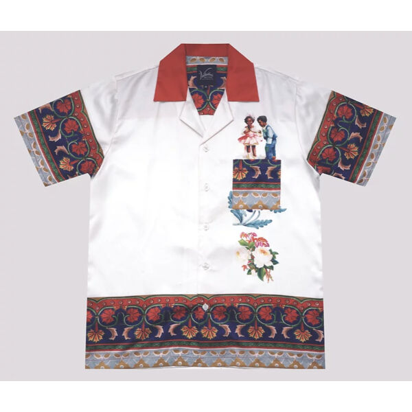 First Comes Love Silk Short Sleeve Shirt Thumbnail